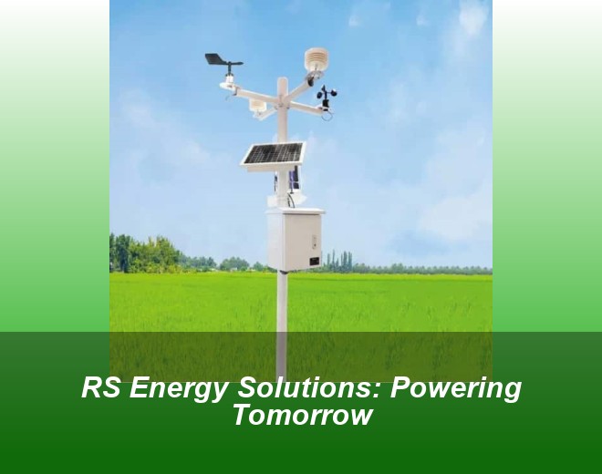 RS Energy Solutions: Powering Tomorrow